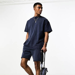 Oem Wholesale Washed Tee Heavy Weight Tshirt Dtg <b>Black</b> Oversized <b>T</b>-<b>Shirt</b> Men'S Graphic Acid Wash Vintage Custom <b>T</b> <b>Shirt</b> <b>T</b>-7 - Product Image 2