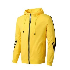 Chándal para hombre, sudadera con capucha y cremallera de alta calidad, ropa informal deportiva para correr, chaqueta versátil de Color sólido, abrigo - Product Image 5