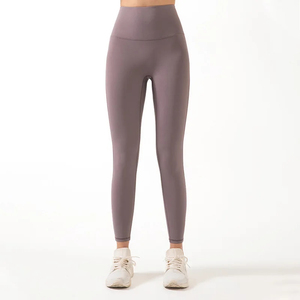 Women's High Waist Elastic Scrunch Butt <b>Thick</b> Quick Dry Yoga Pants Sports Tights for Workout Jogging Solid Fitness Gym <b>Leggings</b> - Product Image 5