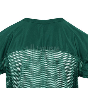 เสื้อเจอร์ซีย์ตาข่ายแห้งเร็วระบายอากาศได้ด้านหน้าโลโก้ที่กำหนดเอง - Product Image 4