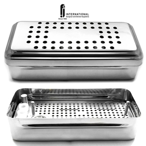 Juego de cajas PRF reutilizables de acero inoxidable alemán profesional Sistema de instrumento quirúrgico dental manual completo con GRF - Product Image 6