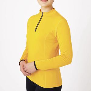 Chemise de concours équestre fabriquée en usine, vente en gros, hauts de compétition d'équitation pour femmes, vêtements équestres à manches courtes en tricot uni - Product Image 3