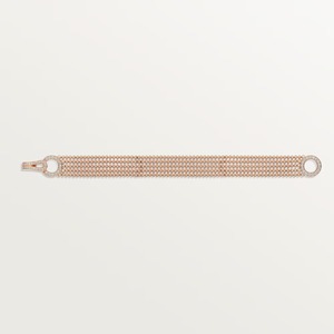 สร้อยข้อมือเพชรตัดทรงกลมสีทองกุหลาบขนาดเล็กชายสังเคราะห์ผลิตภัณฑ์ที่กําหนดเองด้วยคุณภาพสูงผลิตในอินเดีย - Product Image 2