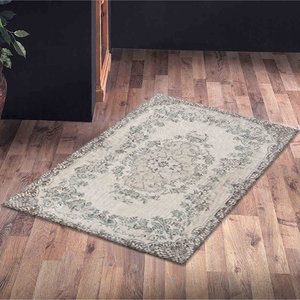 Tapis imprimé : Tapis de style vintage pour cuisine, salon, ferme, tapis en velours - Product Image 5