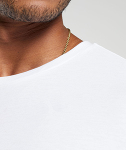 Camisetas de marca de lujo para hombre, venta al por mayor, algodón de alta calidad, cuello redondo, mangas completas, ajuste Extragrande - Product Image 2