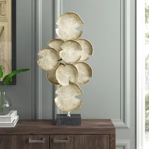 ประติมากรรมฟีนิกซ์โลหะสุดหรูมีการตกแต่งแบบหรูหราหรูหราหรูหราโดยมีแบตเตอรี่ ZE-3384A AAA ที่ทำด้วยมือ - Product Image 3