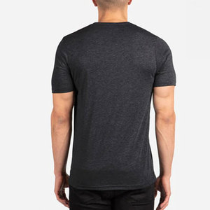 T-shirts à col rond Premium-Wash, t-shirts à col rond personnalisés de niveau supérieur, t-shirts à col rond en mélange de trois fibres - Product Image 3