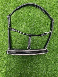 Vente en gros de licou anatomique stable en cuir verni pour cheval équin avec rembourrage doux et équipement pour cheval en strass - Product Image 6