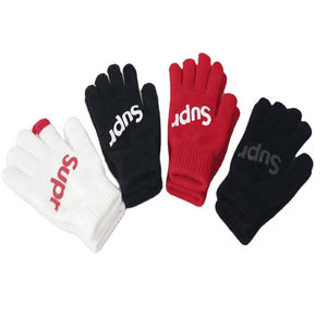 Gants intelligents en tricot acrylique jacquard à 3 doigts personnalisés pour un usage quotidien Sports d'hiver Fêtes en plein air décontractées pour les enfants - Product Image 4