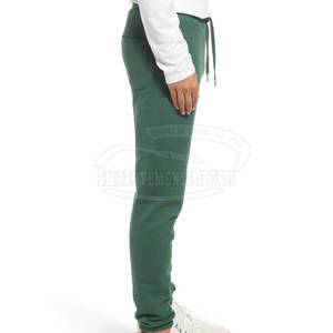 Pantalon de survêtement de sport décontracté pour hommes OEM taille haute/basse modèle droit 100% coton léger teint uni Meilleur prix! - Product Image 3