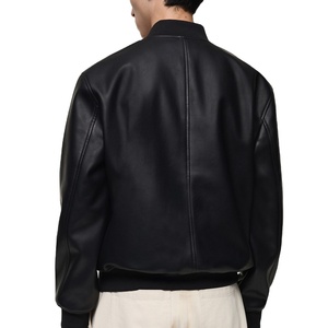 Latest New <b>Leather</b> <b>Jacket</b> Stylish Design Windproof Breathable Most Demanded Heavyweight Comfortable Zipper Up <b>Men</b> <b>Leather</b> <b>Jacket</b> - Product Image 3