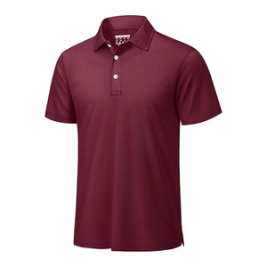 Polo para hombre, venta al por mayor, logotipo personalizado, bordado, impresión, transpirable, secado rápido, ajuste, manga corta, camisa de golf, negocios, informal - Product Image 5