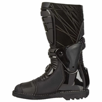Bottes de motocyclette de course unisexes Bottes de motocross respirantes antidérapantes en cuir et en caoutchouc