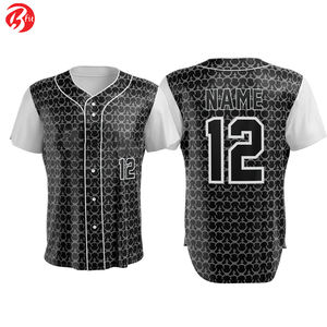 Vêtements de sport de baseball personnalisables pour hommes de Benefit Enterprises Ensembles d'uniformes unis respirants à la mode - Product Image 5