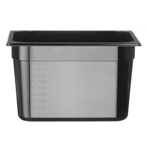 Contenitore Gastronorm 1/2 HENDI Profi Line 125L per Conservazione Alimenti 325x265x(H)200mm Colore Nero - Product Image 1