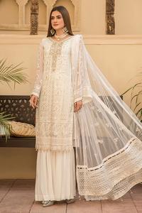 Nueva y atractiva colección Maryams 2024, ropa de fiesta pakistaní para mujer, trajes de gasa en cosas bordadas de muy alta calidad para mujer - Product Image 2