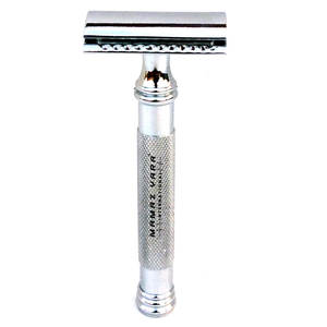 Maquinilla de Afeitar de Doble Filo Ajustable de Alta Calidad para Uso Corporal y de Barbería, Mango de Acero Inoxidable, Maquinillas de Afeitar de Marca Privada - Product Image 1