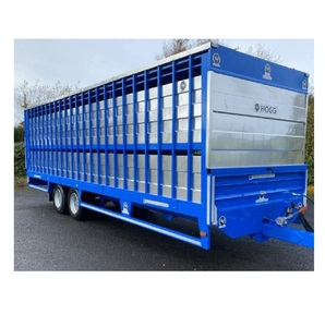 Remorque agricole économique pour le transport professionnel d'animaux, remorque à bétail en acier galvanisé à bas prix à vendre - Product Image 4