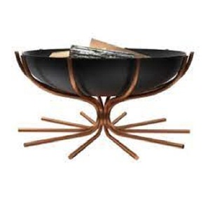 Nueva llegada forma personalizada mejor pozo de fuego de Metal de lujo pozo de fuego de Metal Color negro excelente calidad hecho a mano elegante pozo de abeto - Product Image 1