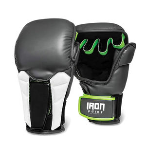 2023ถุงมือหนังแท้ MMA สำหรับผู้ใหญ่ผู้ชายผู้หญิงถุงมือฝึกซ้อมดีไซน์ล่าสุดพิมพ์โลโก้ได้ตามต้องการ - Product Image 4