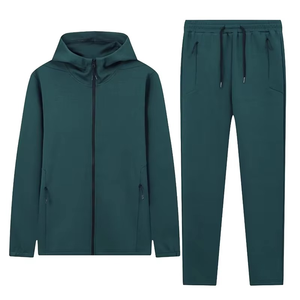 Ensemble veste et pantalon à capuche pour hommes, jogging de plein air, respirant, imprimé, vêtements de sport d'automne - Product Image 6