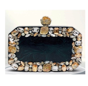 Bolso de mano de resina, bolso de mano de tipo personalizado de resina artesanal de la India para mujer, bolsos de mano promocionales - Product Image 3
