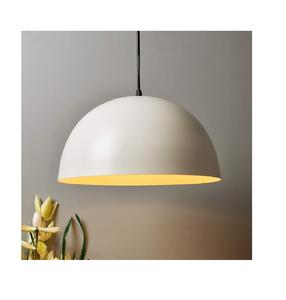 Lámpara colgante de acabado blanco Colgante colgante de metal decorativo simple para el hogar Fabricante y proveedor de India - Product Image 1