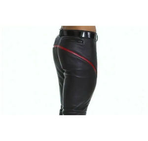 Unisex profesional cuero de vaca moto cuero equipo transpirable carretera Motocross pantalones a prueba de viento a prueba de caídas ciclismo invierno - Product Image 5