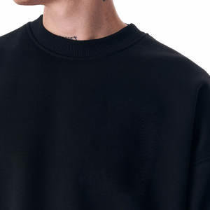 Sudaderas de invierno de algodón 100% de alta calidad para hombre con logotipo personalizado Jersey de cuello redondo a prueba de viento e impermeable para la venta en línea - Product Image 3