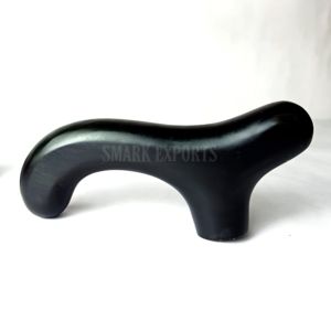 Canne et bâton de marche écologiques faits à la main en corne de buffle avec poignée en T naturelle - Product Image 1