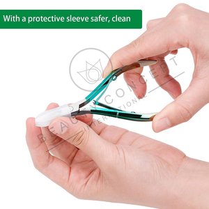 Multi Color Stainless Steel Nail Clipper Wide Jaw Opening Unique Double Spring Design Customized Logo Print Cuticle Nipper - Product Image 6