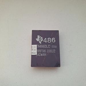 Vente en gros de processeurs vintage TX486DLC-33GA pour mise à niveau de 80386 à 486 vers AM4 64 bits CPU GOLD - Product Image 1