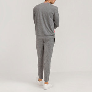 Survêtement respirant épais deux pièces pour homme Sweat-shirt et jogging d'hiver personnalisés pour gym en plein air Jogging pour garçons - Product Image 5