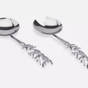 Juego de cuchillos para queso de diseño antiguo más vendidos, artesanía al por mayor con cubiertos con mango anudado forjado - Product Image 2