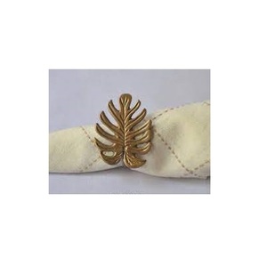 Anillo de latón con forma de hoja para mesa de cocina, nuevo diseño, precio al por mayor - Product Image 2