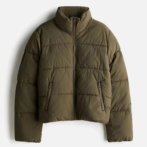 Custom Made <b>Packable</b> Waterproof Puffer <b>Jacket</b> for Men Women High Street Style Stand Collar Winter Coated Zipper Low Price - Product Image 1