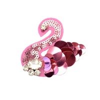 Écusson de broderie en fer personnalisé en gros brodé d'appliques de perles à paillettes personnalisées pour vêtements