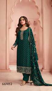 Nueva estética de mujer estilo pakistaní algodón Kurtis dibujado a mano impreso Salwar Kameez para adultos - Product Image 5