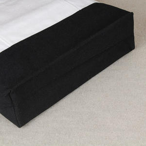 Custom Printed Fashion Striped Canvas <b>Tote</b> <b>Bag</b> <b>with</b> Lace-Up Closure <b>Pocket</b> for Women - Product Image 5