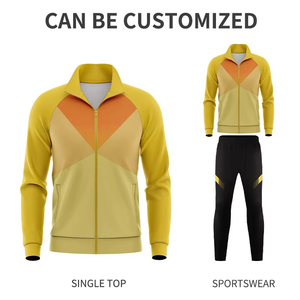 Chándal de sublimación personalizado, ropa de entrenamiento para correr, chándal para jóvenes, chándal deportivo con cremallera, chándales de moda para correr para hombres - Product Image 2