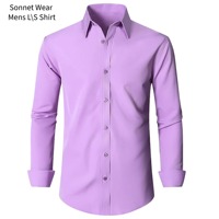 Kemeja pria warna polos Kemeja pria yang nyaman