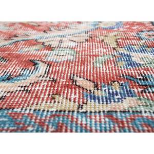 Alfombra de Lana Anudada a Mano de Gran Tamaño, Estilo Vintage, Pae-2643, con Patrón Floral Rojo y Naranja, para Sala de Estar, Pasillo, Habitación Juvenil - Product Image 3