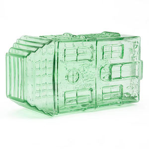 Vase en verre artisanal de style cottage, vase à fleurs élégant pour la maison et les événements, vente en gros - Product Image 1