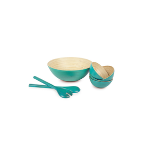 Ensemble de cuillères de cuisine en bambou faites à la main, antiadhésives et biodégradables pour les chefs éco-conscients - Product Image 3