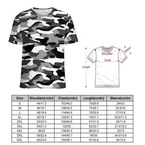 T-shirt pour homme à motif camouflage imprimé sur toute la surface, de dernière génération, de bonne qualité, pour la chasse, la randonnée, le camping, respirant, t-shirts camouflage - Product Image 6