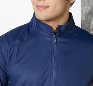 แจ็กเก็ตผ้าฝ้ายโพลีเอสเตอร์สำหรับผู้ชายเสื้อแจ็กเก็ตผ้าฝ้ายโพลีเอสเตอร์ให้ความอบอุ่นกลางแจ้งน้ำหนักเบามีสไตล์ - Product Image 3