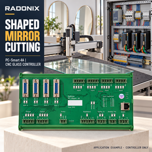 Controlador de Corte de Vidrio CNC para Espejos con Forma y Paneles Decorativos - RADONIX PC-Smart 4A - Product Image 1
