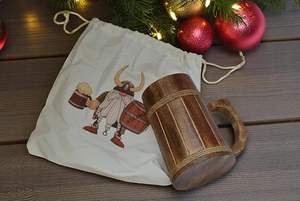 Mug à boire en bois écologique poli gravé sur mesure avec un design moderne pour les occasions spéciales et les mariages - Product Image 6