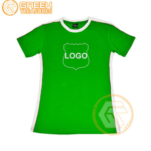 Vente en gros Alpha | Kapa T-shirt pour femme Vêtements de sororité Jersey de coton T-shirt respirant de haute qualité Alpha Vêtements grecs pour femme - Product Image 4