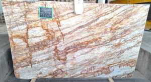 Finition extérieure polie par dalles translucides de quartzite d'arc-en-ciel de conception moderne pour des applications d'hôtel - Product Image 2